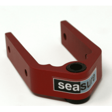 18.00R - Red Performance Top 25mm Rudder Gudgeon 2-Hole Mounting